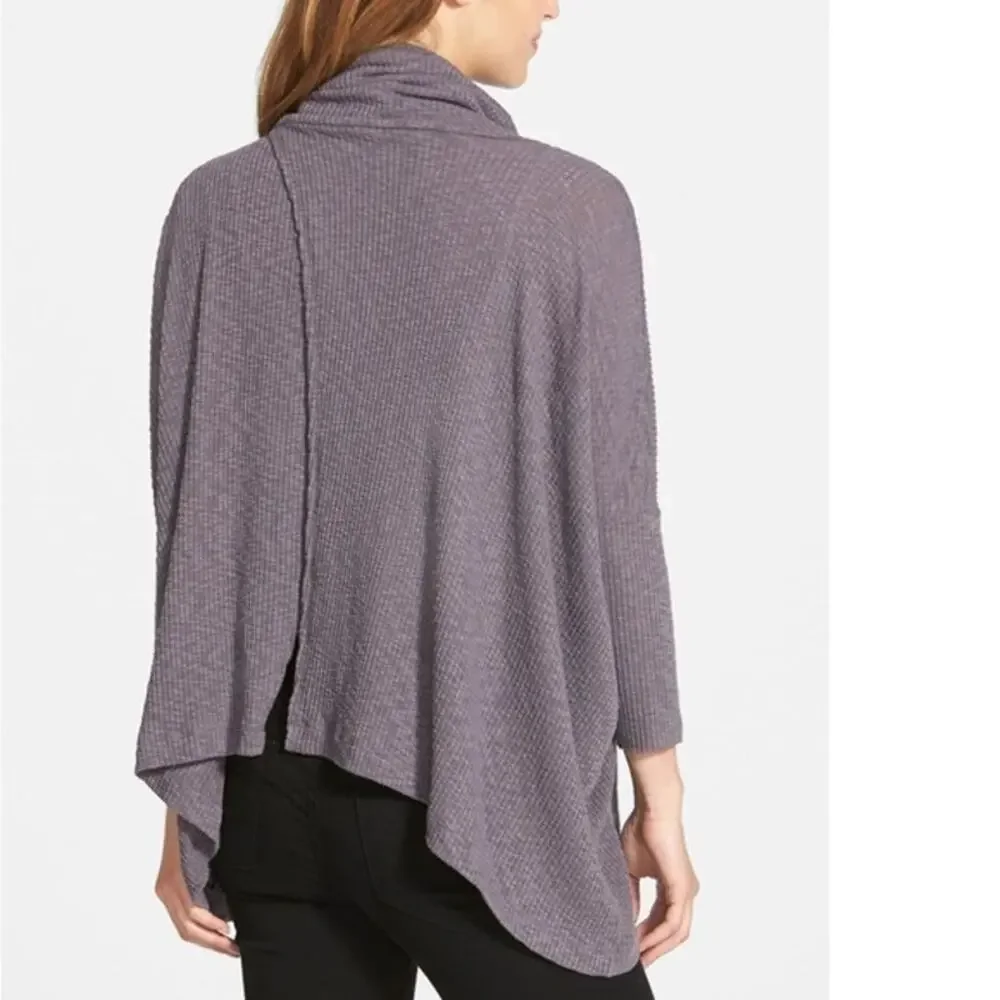 Free People FP Beach World Traveler Pull Over Purple Gray Size Small